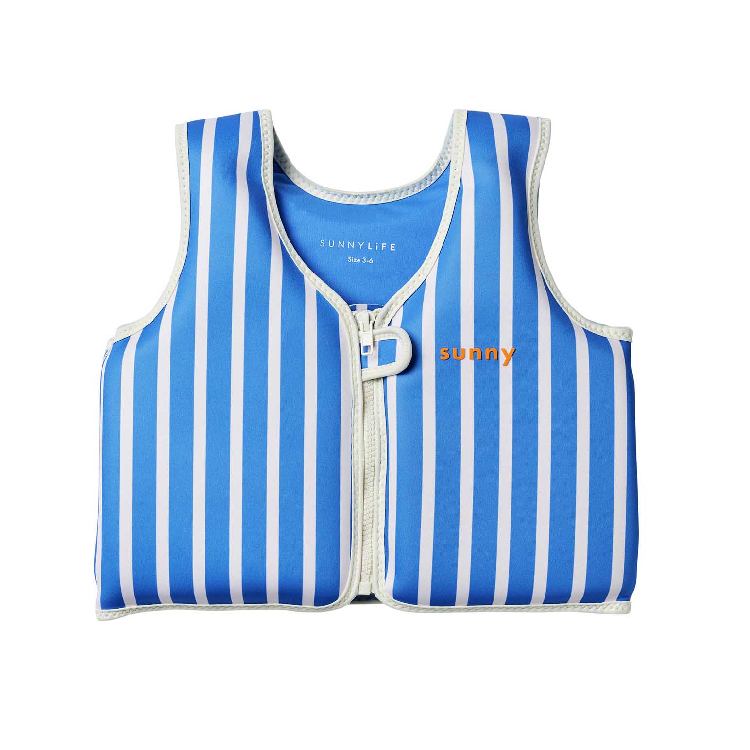 SUNNYLiFE Float Vest 3-6 Tino The Tiger Blue